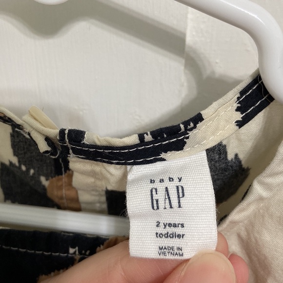 GAP Toddler Leopard Print Tiered Dress Girls Dress Size 2T - Picture 2 of 9